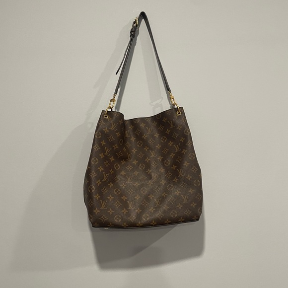 Louis Vuitton Dark Brown Monogram Shoulder Bag - Picture 2 of 3